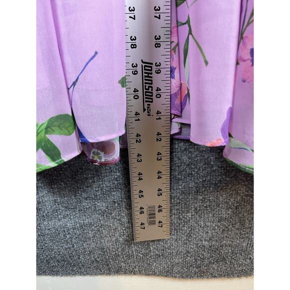 Talbots Georgette Botanical Fit & Flare Dress Size 8 Retail $169 - Picture 8 of 13